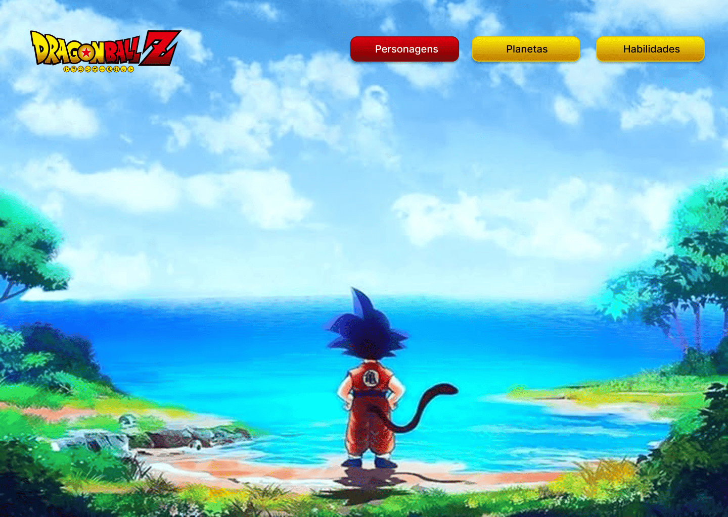 Dragon Ball App/Website Website imagem 1