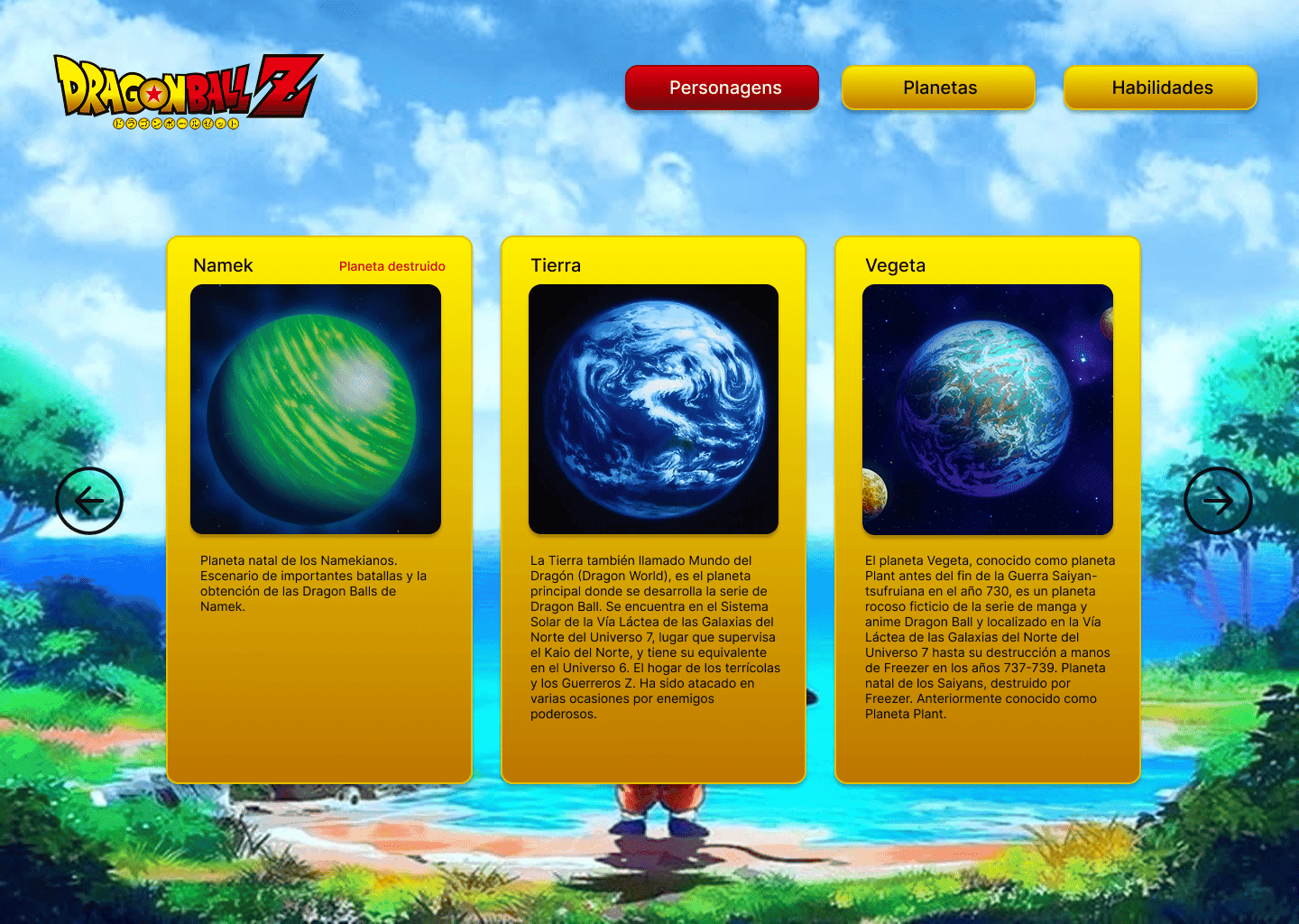 Dragon Ball App/Website Website imagem 3