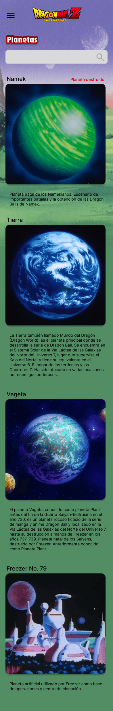Dragon Ball App/Website App imagem 3